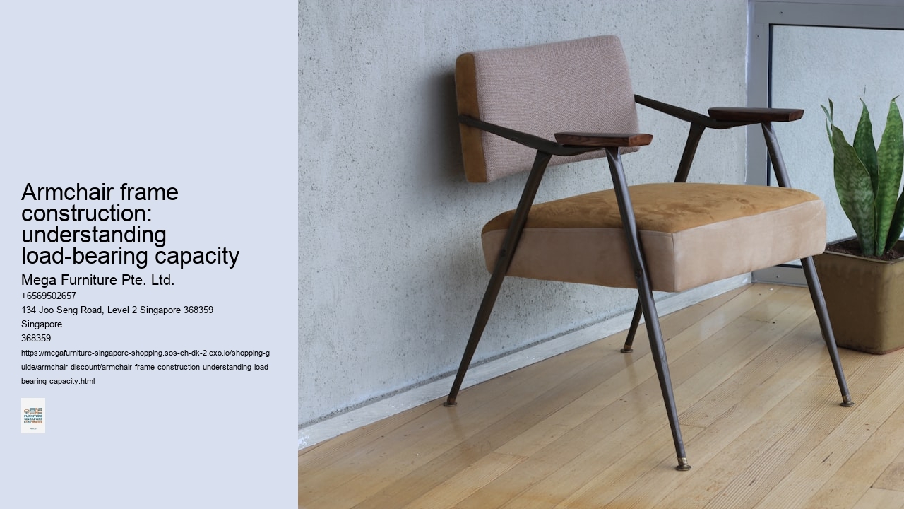 Armchair frame construction: understanding load-bearing capacity