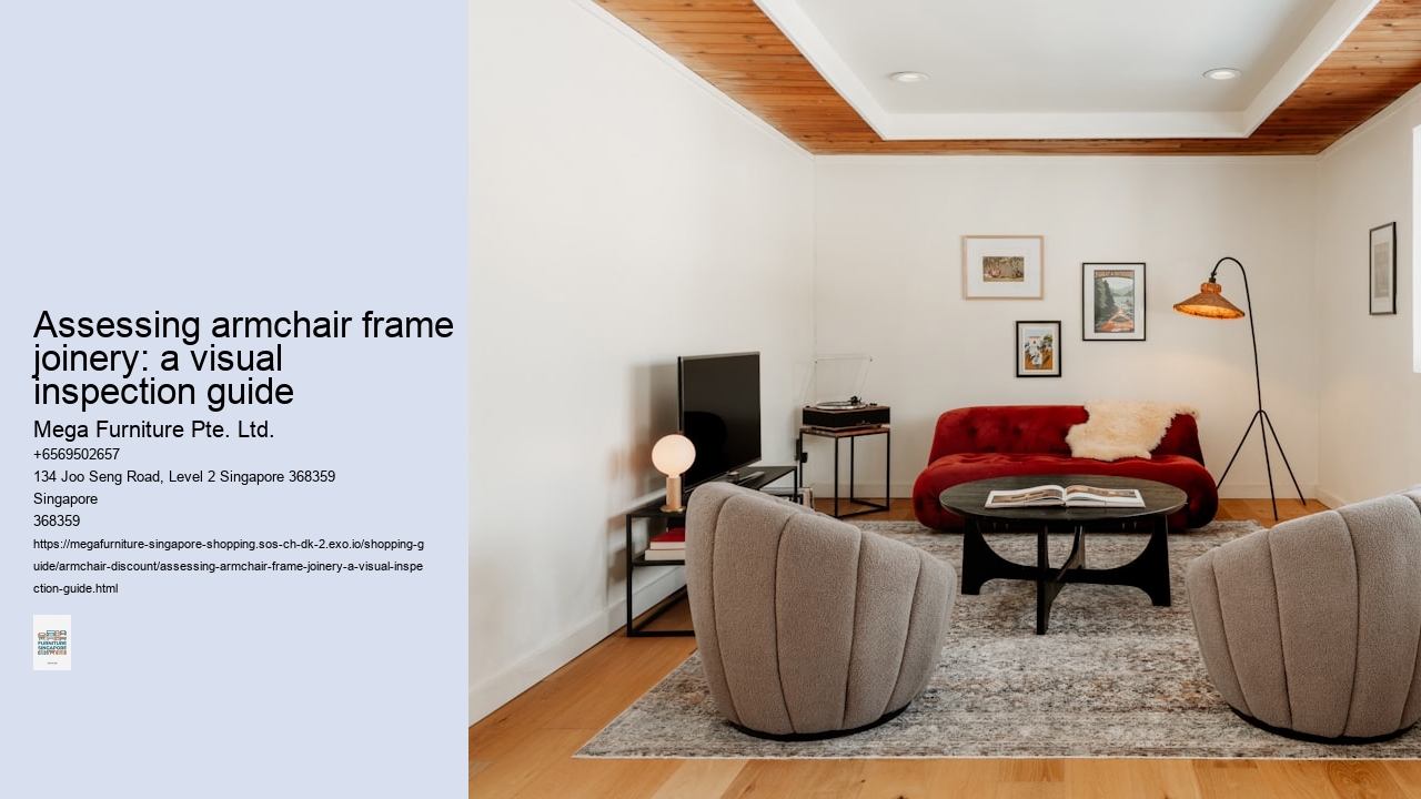 Assessing armchair frame joinery: a visual inspection guide