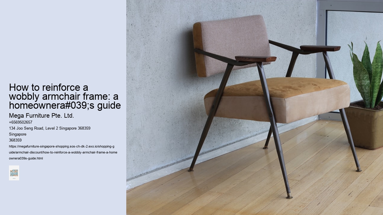 How to reinforce a wobbly armchair frame: a homeownera#039;s guide