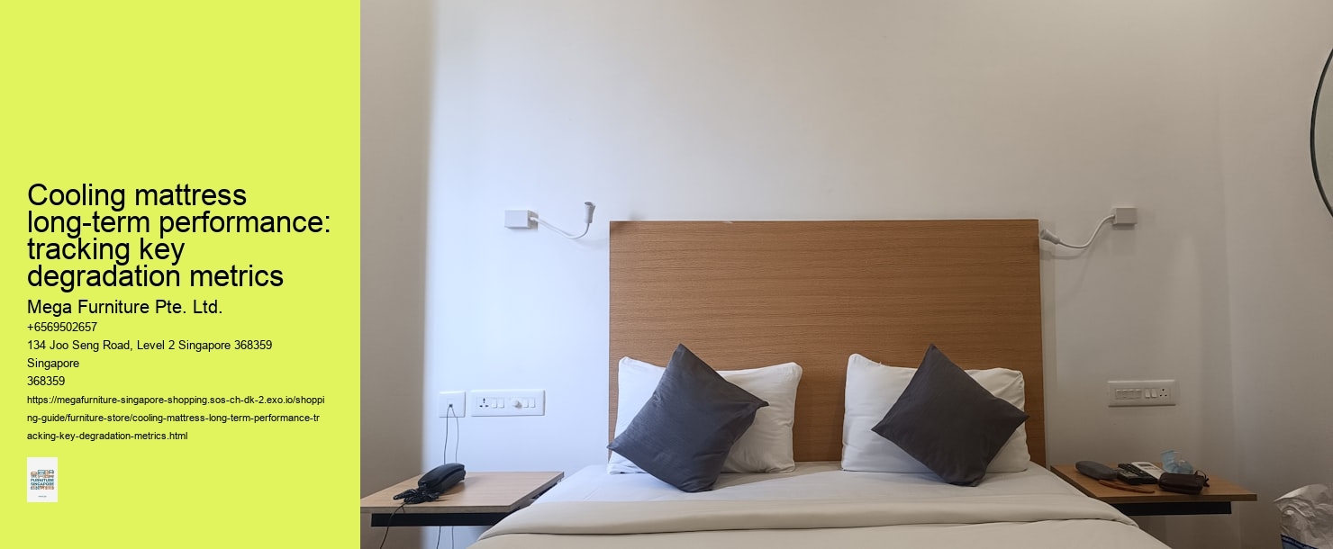 Cooling mattress long-term performance: tracking key degradation metrics