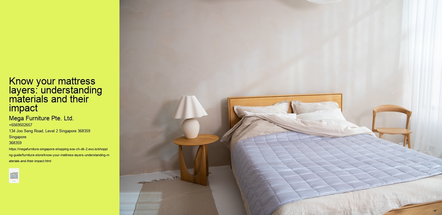 Know your mattress layers: understanding materials and their impact