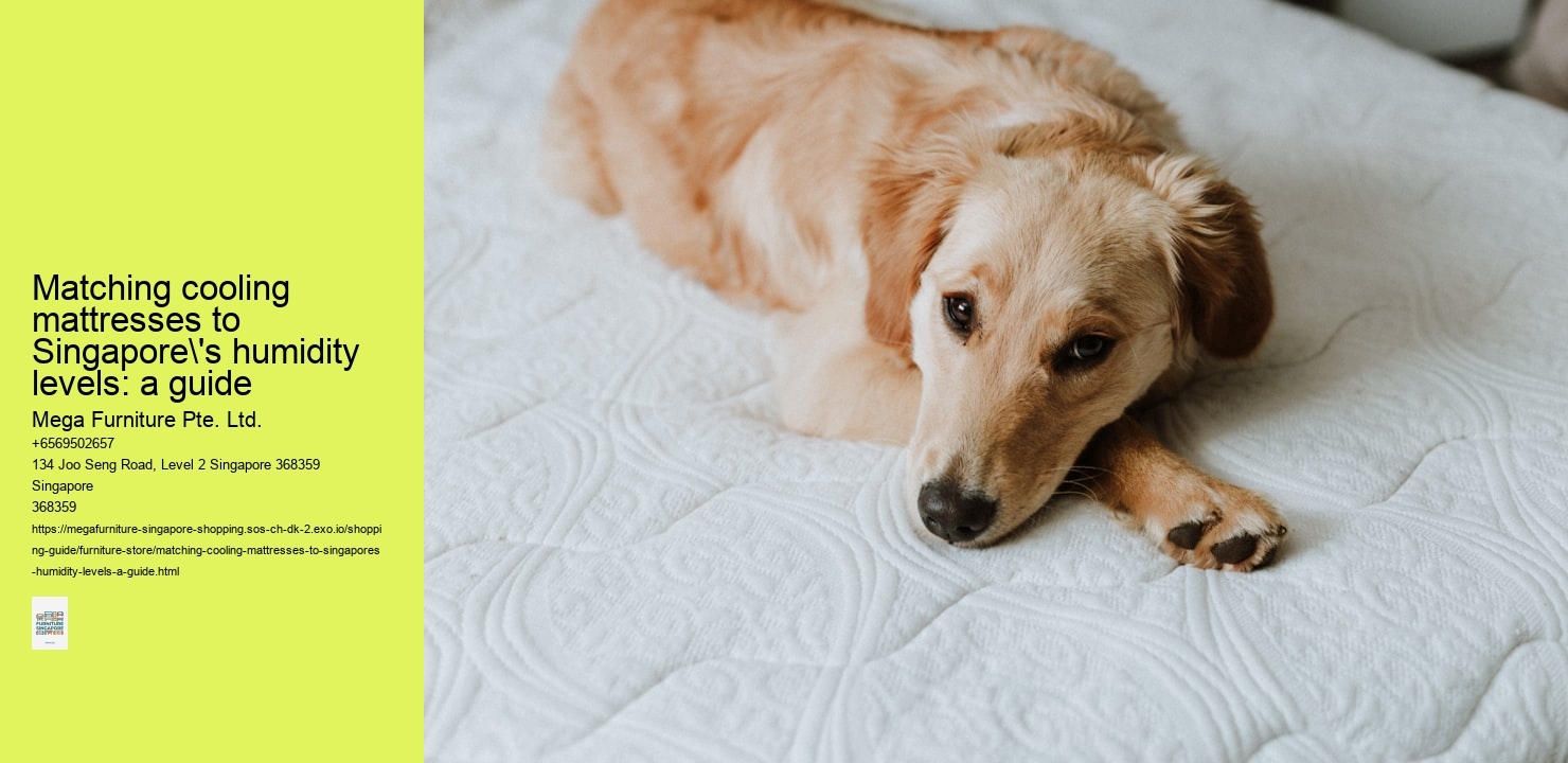 Matching cooling mattresses to Singapore's humidity levels: a guide