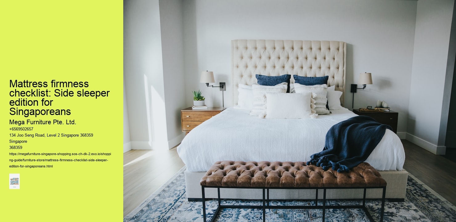 Mattress firmness checklist: Side sleeper edition for Singaporeans