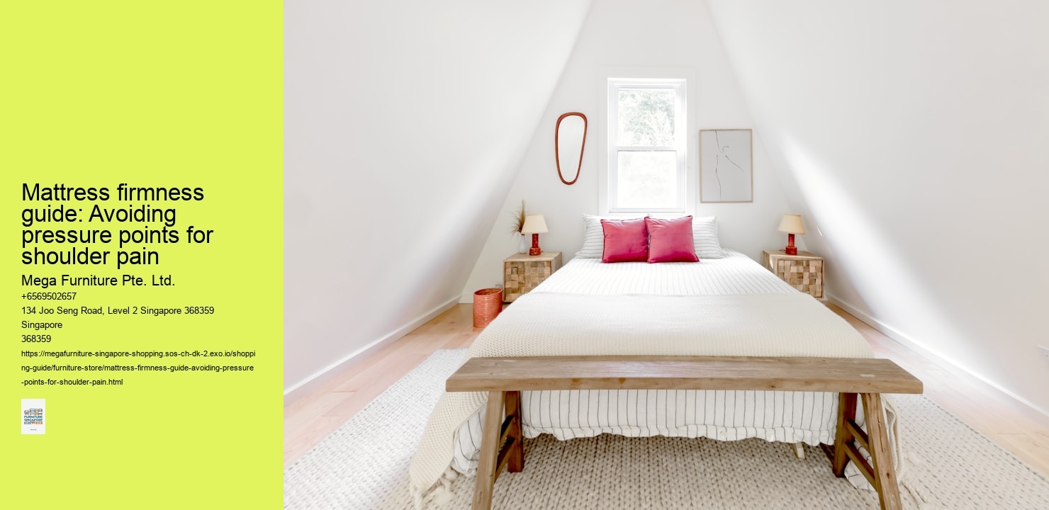 Mattress firmness guide: Avoiding pressure points for shoulder pain