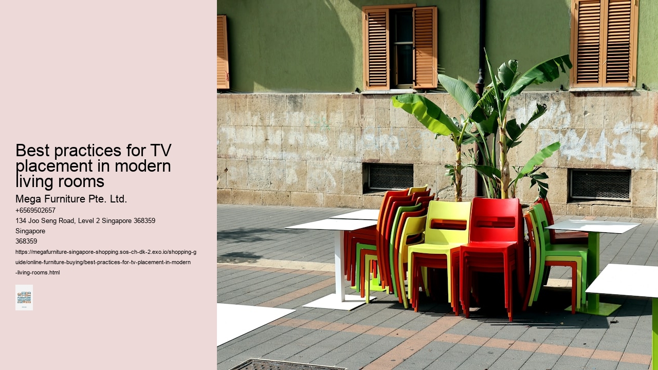 Best practices for TV placement in modern living rooms