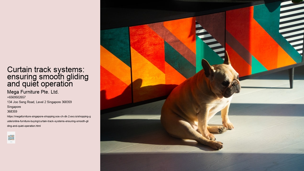Curtain track systems: ensuring smooth gliding and quiet operation