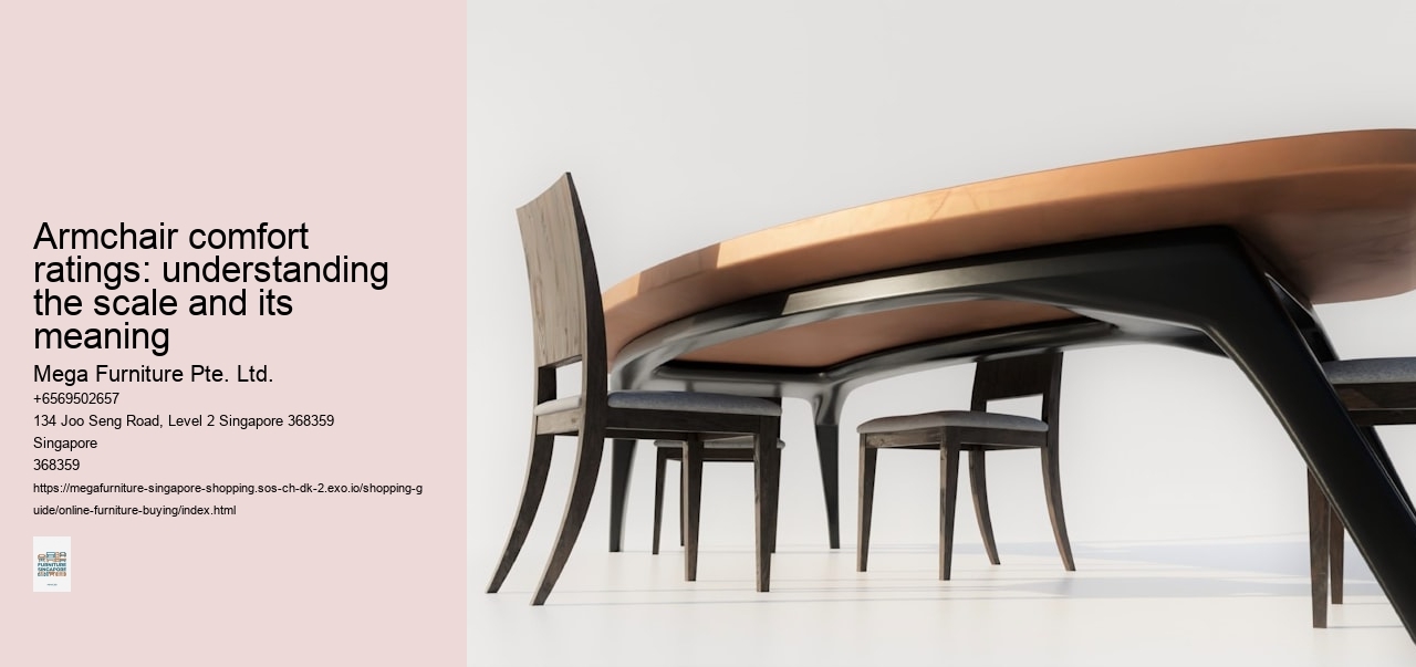 Armchair comfort ratings: understanding the scale and its meaning