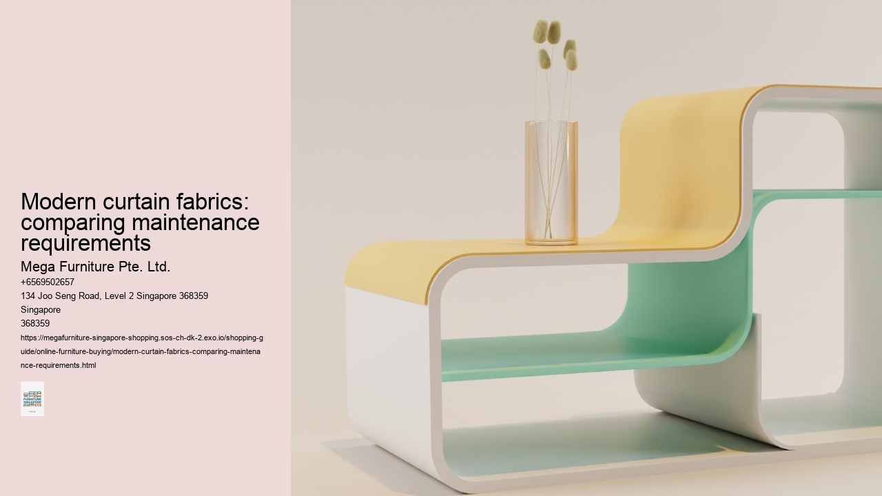 Modern curtain fabrics: comparing maintenance requirements