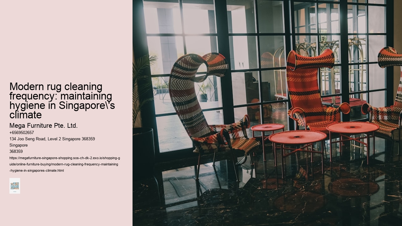 Modern rug cleaning frequency: maintaining hygiene in Singapore's climate